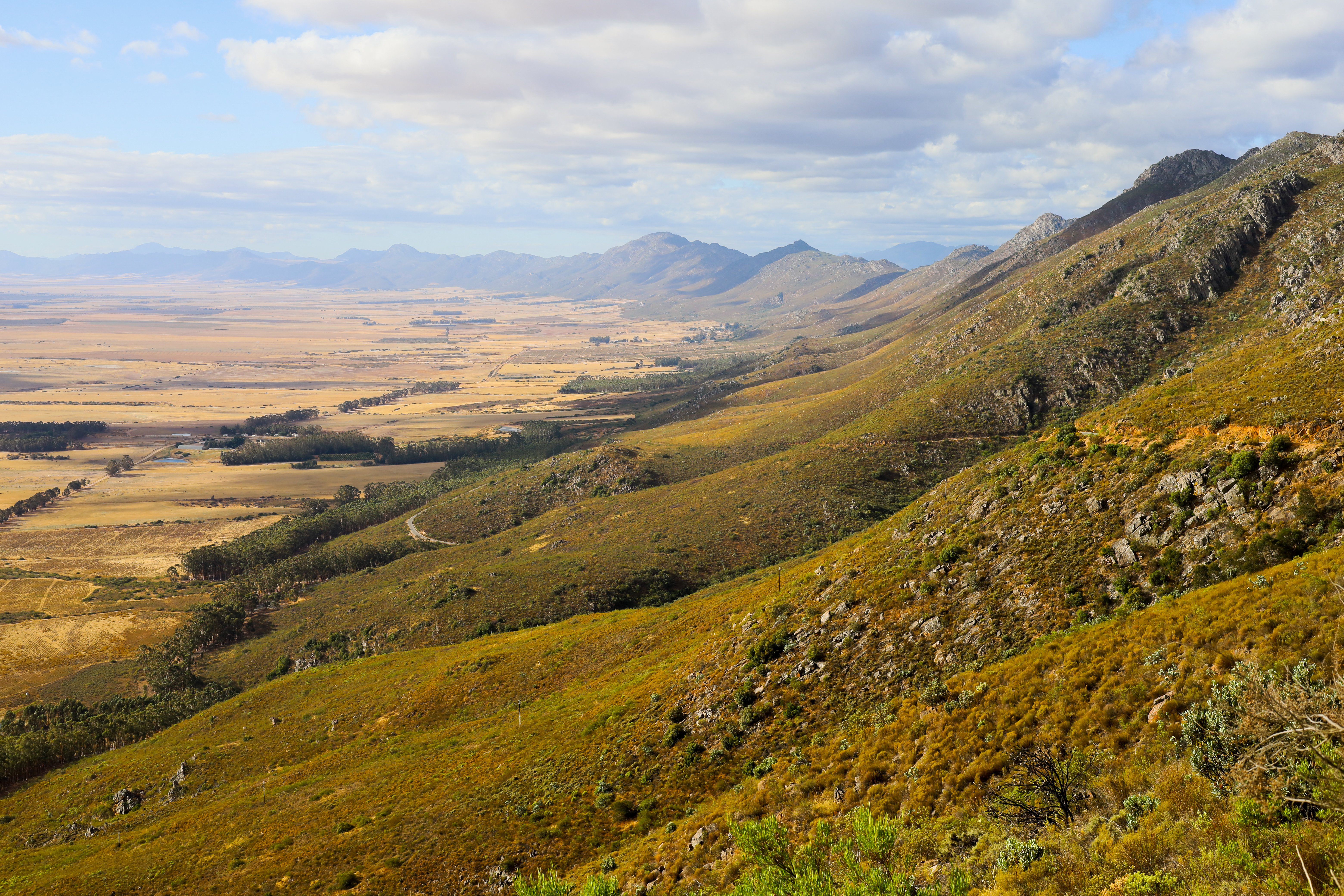 A mountain landscape